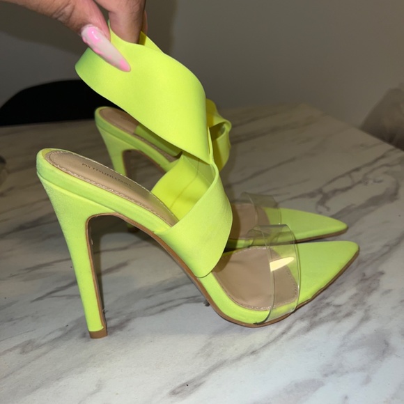 Neon Green Shoes - Picture 2 of 4